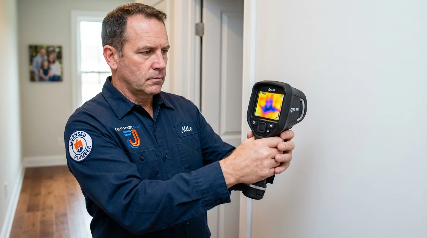 Thermal imaging leak detection by Johns Plumbing LLC in Orland Park